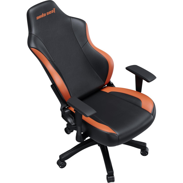 Крісло для геймерів Anda Seat Luna Size L PVC Black/Orange (AD18-48-BO-PV)
