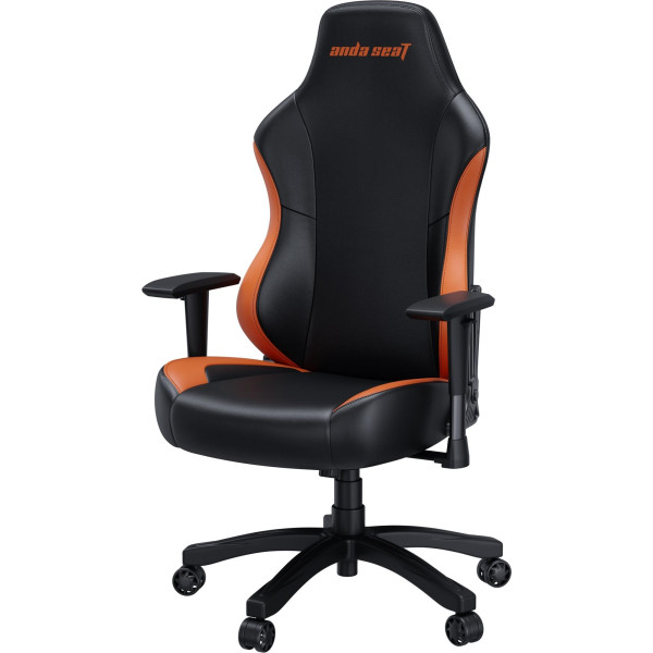 Крісло для геймерів Anda Seat Luna Size L PVC Black/Orange (AD18-48-BO-PV)