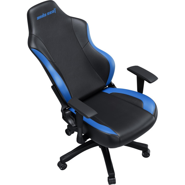 Крісло для геймерів Anda Seat Luna Size L PVC Black/Blue (AD18-48-BS-PV)