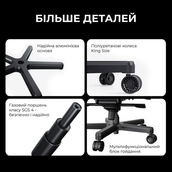 Крісло для геймерів Anda Seat Kaiser 3E XL Maroon (AD23YC-XL-09-A-PV/C-A01)