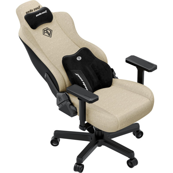 Крісло для геймерів Anda Seat Kaiser 3E XL Beige Fabric (AD23YC-XL-09-I-CF-I01)