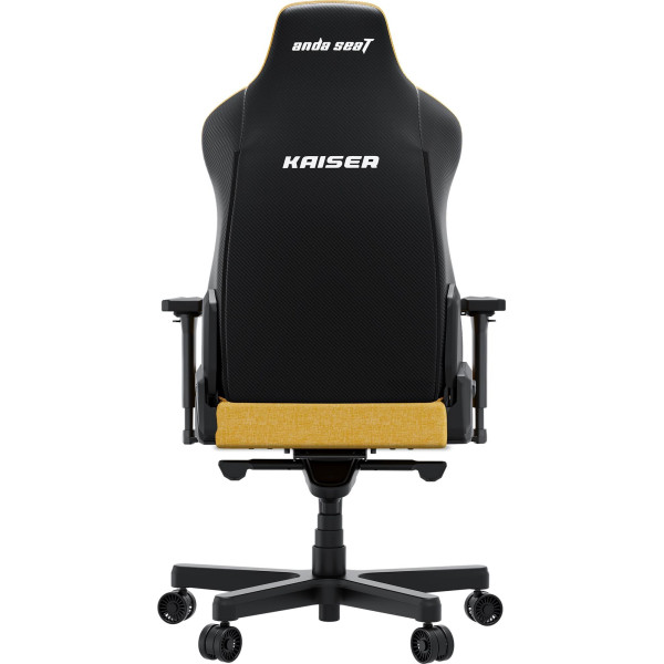 Крісло для геймерів Anda Seat Kaiser 3E XL Yellow Fabric (AD23YC-XL-09-Y-CF-Y01)