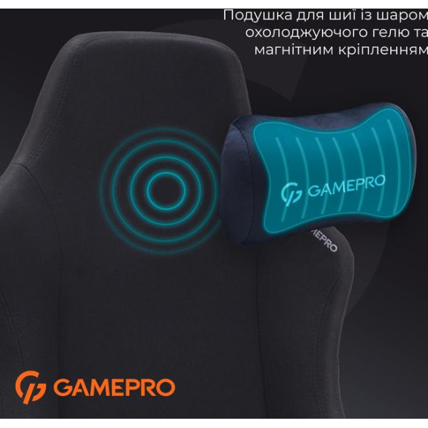 Кресло для геймеров GamePro FGC750B Black