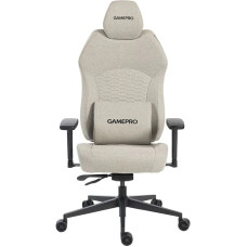 Кресло для геймеров GamePro GC760LG Fabric Light Gray