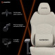 Кресло для геймеров GamePro GC760LG Fabric Light Gray