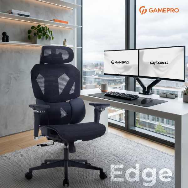 Кресло для геймеров GamePro Edge GC820MB Black