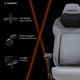 Кресло для геймеров GamePro GC925G Fabric Grey