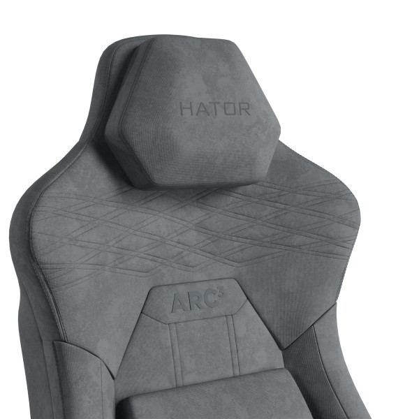 Кресло для геймеров Hator Arc 3 XL Velour Grey (HTC3446XL)