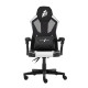 Кресло для геймеров 1stPlayer P01 Black White