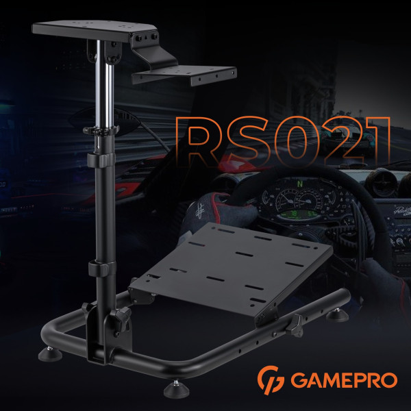 Стенд с креплением для руля, педалей и коробки передач GamePro RS021