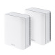 Wi-Fi Mesh-система Asus ZenWiFi BT8 2pk White (90IG0930-MO3B20)