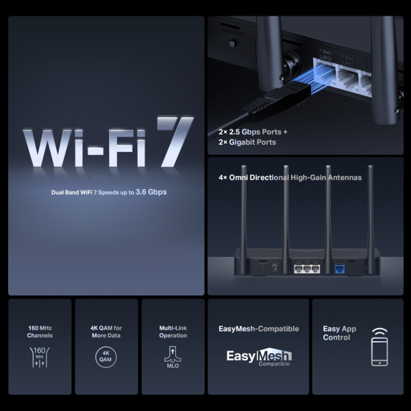 Беспроводной маршрутизатор Mercusys MR27BE