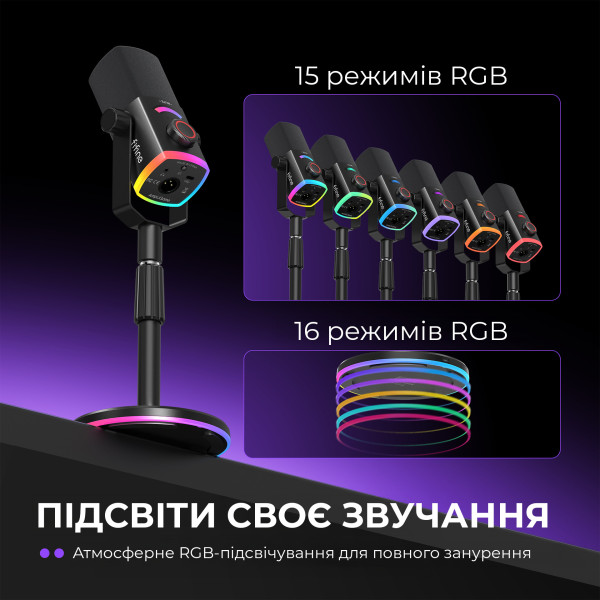 Микрофон Fifine AM8PROS Black