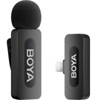 Мікрофон BOYA BY-V1 Lightning Black