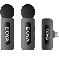 Мікрофон BOYA BY-V2 Lightning Black