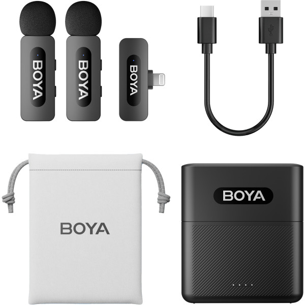 Мікрофон BOYA BY-V3 Lightning Black