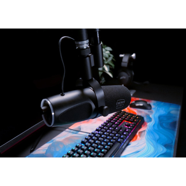 Мікрофон Cherry Xtrfy Ngale-X Cardioid RGB Black (CX-NGALE-X-RGB-BLACK)