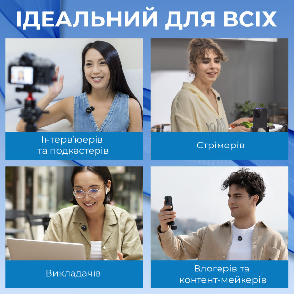 Мікрофон BOYA LINK 3-02 Type-C/TRS Black