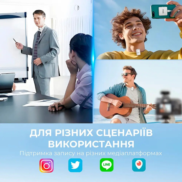 Мікрофон Fifine M9W White