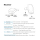 Мікрофон Vention USB Type-C 2-Pack Wireless Lavalier Black (NCBB0)