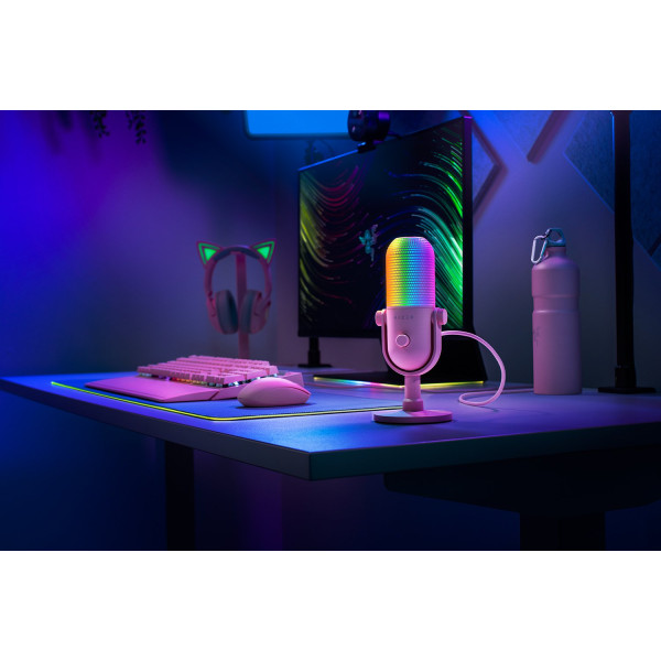 Мікрофон Razer Seiren V3 Chroma Quartz (RZ19-05060300-R3M1)