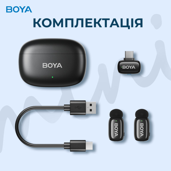 Микрофон BOYA mini-14 Type-C Black