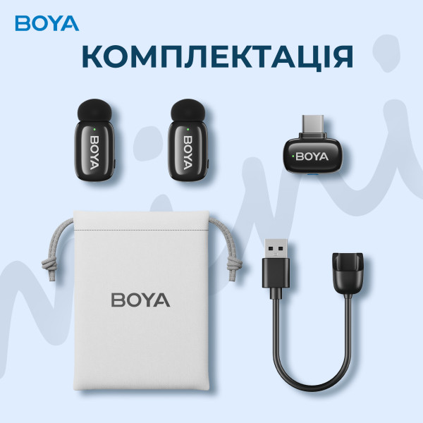 Микрофон BOYA mini-23 Type-C Black