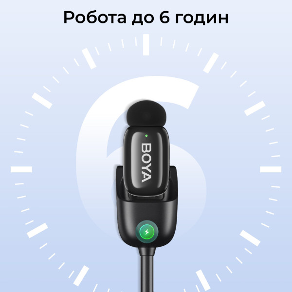 Мікрофон BOYA mini 2-04 Type-C Black