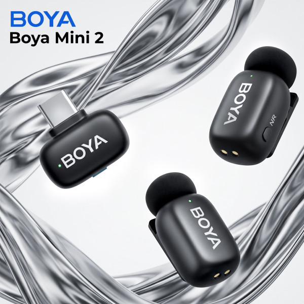 Мікрофон BOYA mini 2-04 Type-C Black