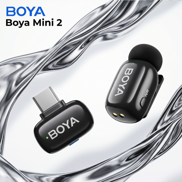 Мікрофон BOYA mini 2-06 Type-C Black