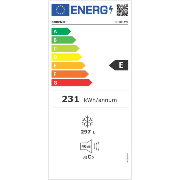 Морозильна скриня Gorenje FH30EAW