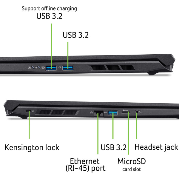 Ноутбук Acer Nitro V 16 ANV16-42-R258 (NH.U1GEU.005) Black