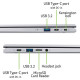 Ноутбук Acer Chromebook 314 CB314-4H (NX.KNBEU.003) Silver