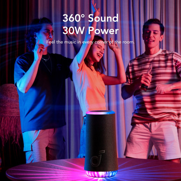 Акустична система Anker SoundCore Glow Blue (A3166G31)
