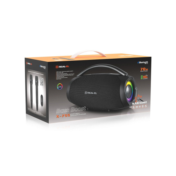 Акустична система REAL-EL X-755 Black