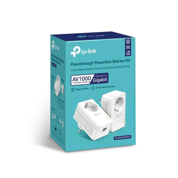 Комплект адаптеров Powerline TP-Link TL-PA7017p KIT 