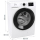 Стиральная машина Gorenje WPNEI84SBSWIFI/UA
