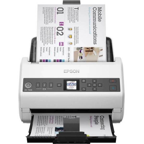 Сканер А4 Epson Workforce DS-730N (B11B259401)