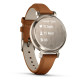 Смарт-годинник Garmin Lily 2 Classic Cream Gold with Tan Leather Band (010-02839-02)