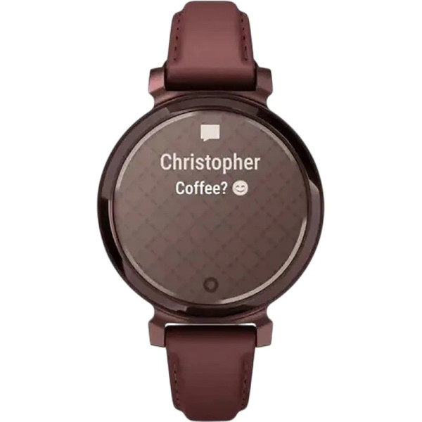 Смарт-годинник Garmin Lily 2 Classic Dark Bronze with Mulberry Leather Band (010-02839-03)