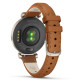 Смарт-часы Garmin Lily 2 Cream Gold with Tan Leather Band (010-02839-60)