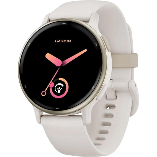 Смарт-годинник Garmin Vivoactive 5 Cream Gold Aluminum Bezel with Ivory Case and Silicone Band (010-02862-5B)
