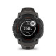 Смарт-годинник Garmin Instinct E 45 mm Black with Charcoal Silicone Band (010-02933-13)