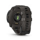 Смарт-годинник Garmin Instinct E 45 mm Black with Charcoal Silicone Band (010-02933-13)