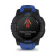 Смарт-годинник Garmin Instinct 3 45mm AMOLED Black with Bolt Blue/Black Silicone Band (010-02936-03)
