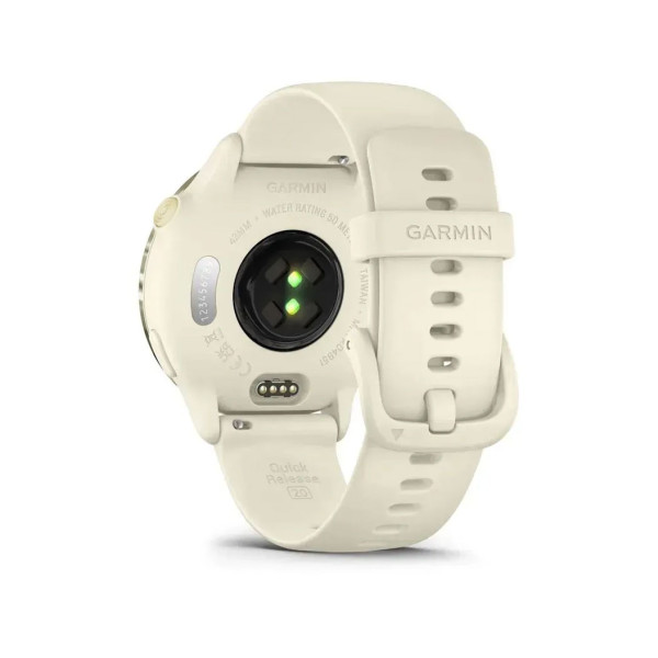 Смарт-часы Garmin Vivoactive 6 Lunar Gold with Bone Silicone Band (010-02985-41)