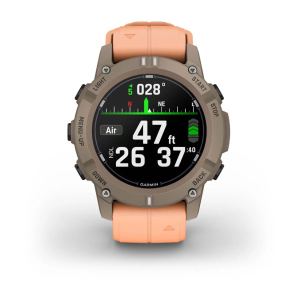 Смарт-годинник Garmin Descent G2 Paloma with Shell Pink Band (010-02986-01)