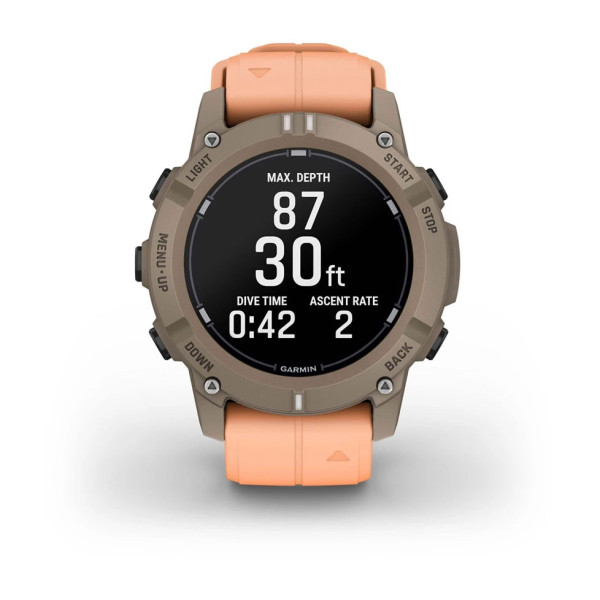 Смарт-годинник Garmin Descent G2 Paloma with Shell Pink Band (010-02986-01)
