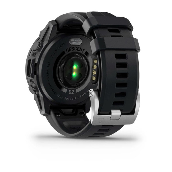 Смарт-годинник Garmin Descent G2 Black with Black Silicone (010-02986-13)
