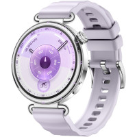 Смарт-часы Huawei Watch GT 6 41mm Steel with Purple Fluoroelastomer Strap (55020FTM)